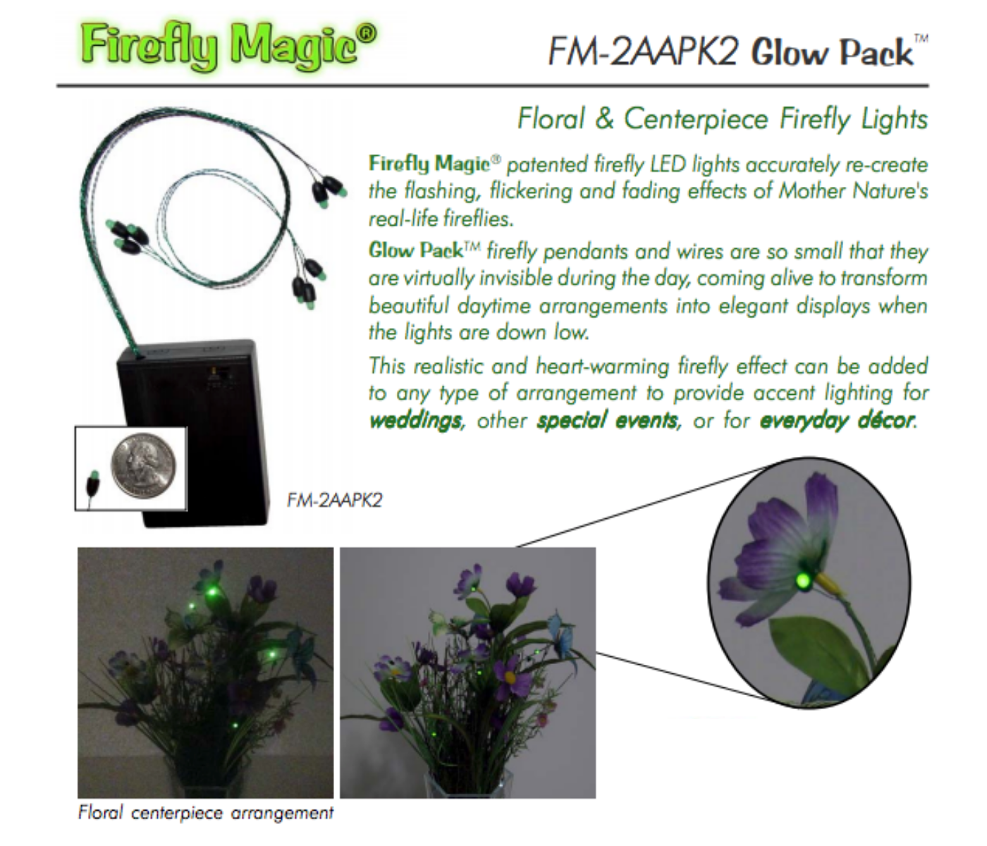 Magic Firefly Battery Operated LED Fairy Lights | Firefly Indoor Lights | Firefly Magic