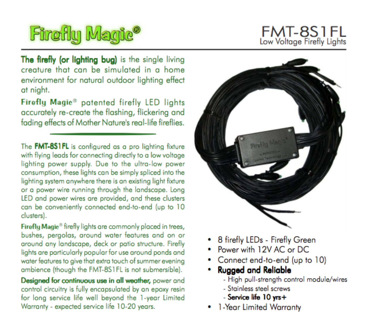 Low Voltage (12 Volt) Fireflies - 10mm LEDs - Bundled (2 Sets ...